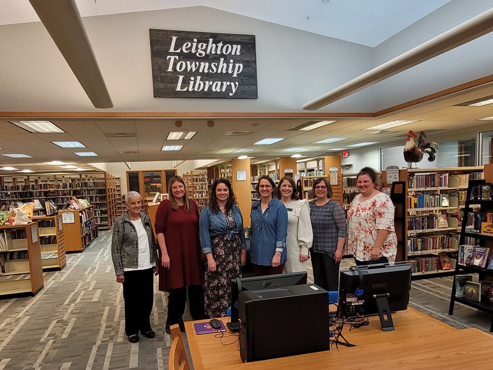 Library staff staff inside library