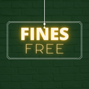 Fines Free.png fines free sign