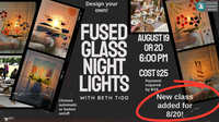 Fused Glass Nightlights